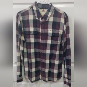 Vans classic plaid shirt size M color Purple and White